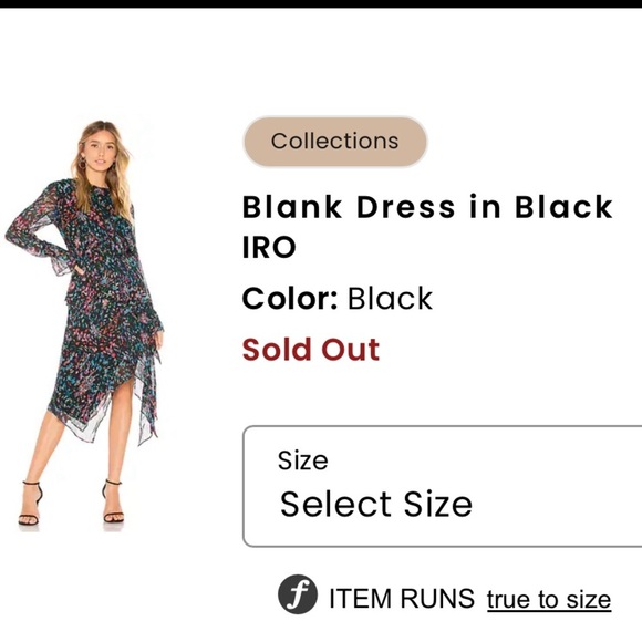 IRO Pink and Blue Asymmetrical Ruched Long Sleeve Dress size 36 - Picture 11 of 11